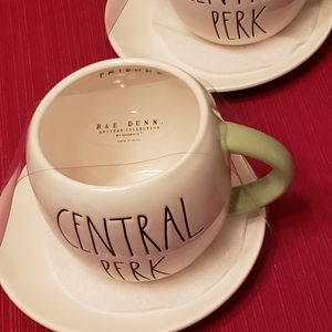 2 BNWT Rae Dunn Friends Central Perk mug sets